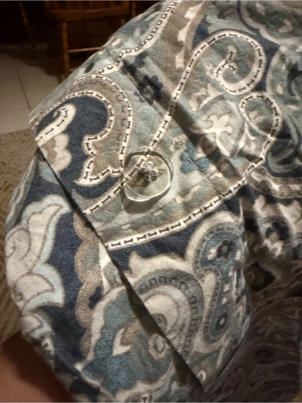 Pottery Barn Makenna King size paisley duvet cover